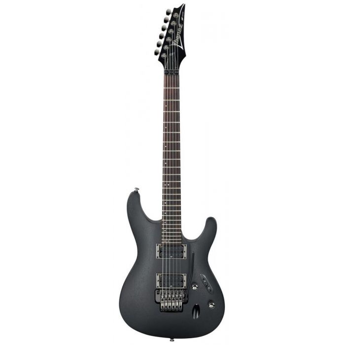 Ibanez S520 Electric Guitar, Weathered Black front view