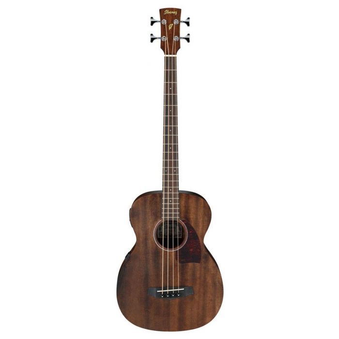 Ibanez PCBE12MH-OPN Acoustic Bass Guitar Natural front view