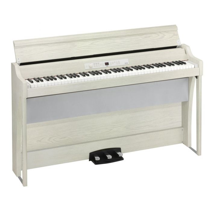 Korg G1B Air 88 Key Digital Home Piano, White Ash Angle