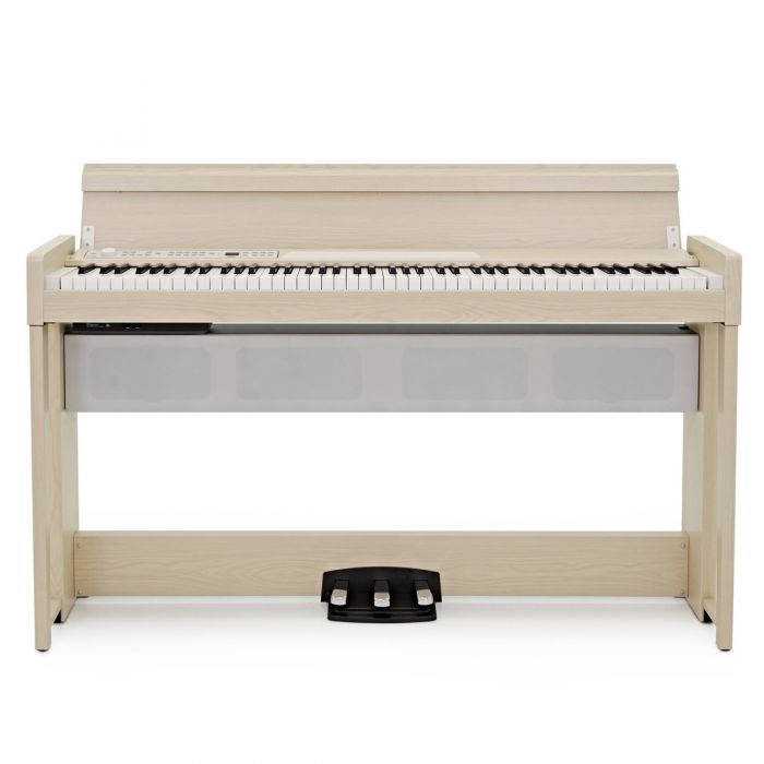 Korg C1 Air 88 Key Digital Piano, White Ash Front Open