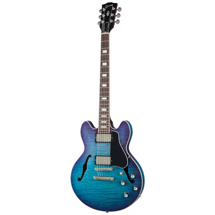 Gibson ES-339 Figured Semi Hollow Guitar, Blueberry Burst front view