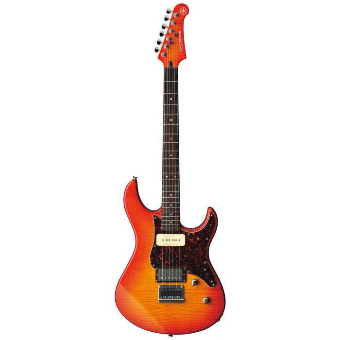 Yamaha Pacifica 611HFM Guitar, Light Amber Burst front view