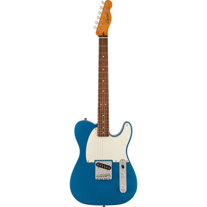 Front View of Squier FSR Classic Vibe 60s Custom Esquire in Blue