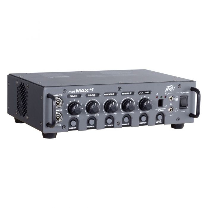 Front Left View of Peavey MiniMax Mk2 600W Bass Head