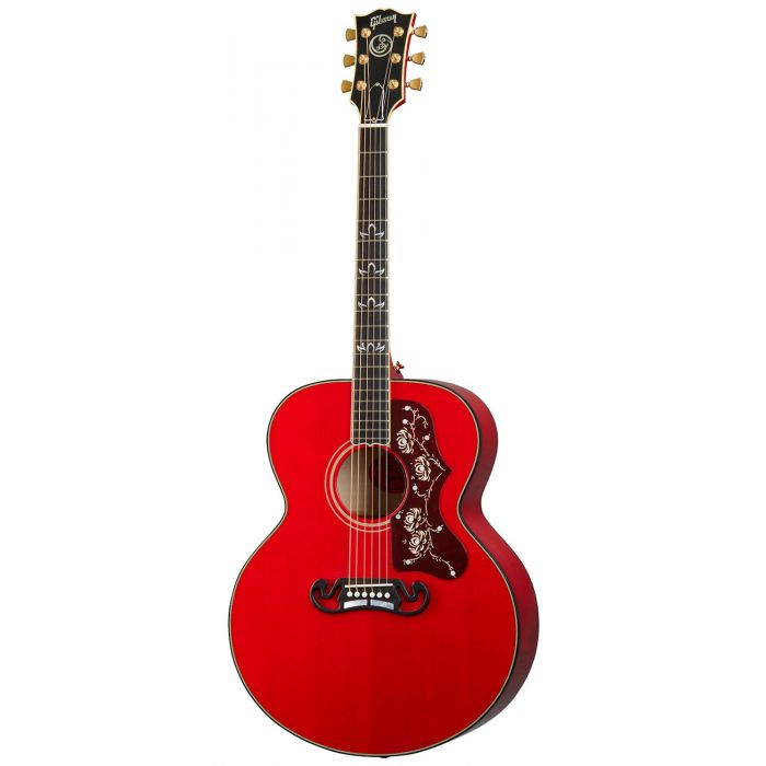 Gibson Orianthi SJ-200 Electro Acoustic Guitar, Cherry front view