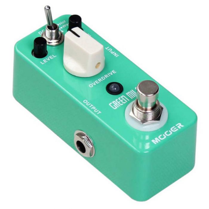 Mooer MOD1 Green Mile Overdrive Pedal Side Angle