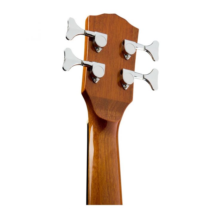 Fender CB-60SCE Acoustic Bass Natural Back Headstock View