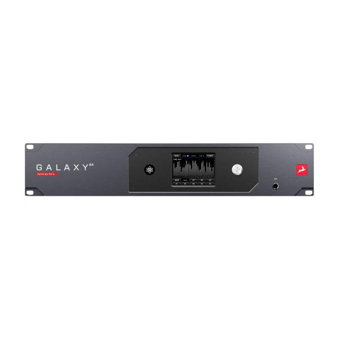 Front view of the Antelope Audio Galaxy 64 Synergy Core 64-Channel Audio Interface