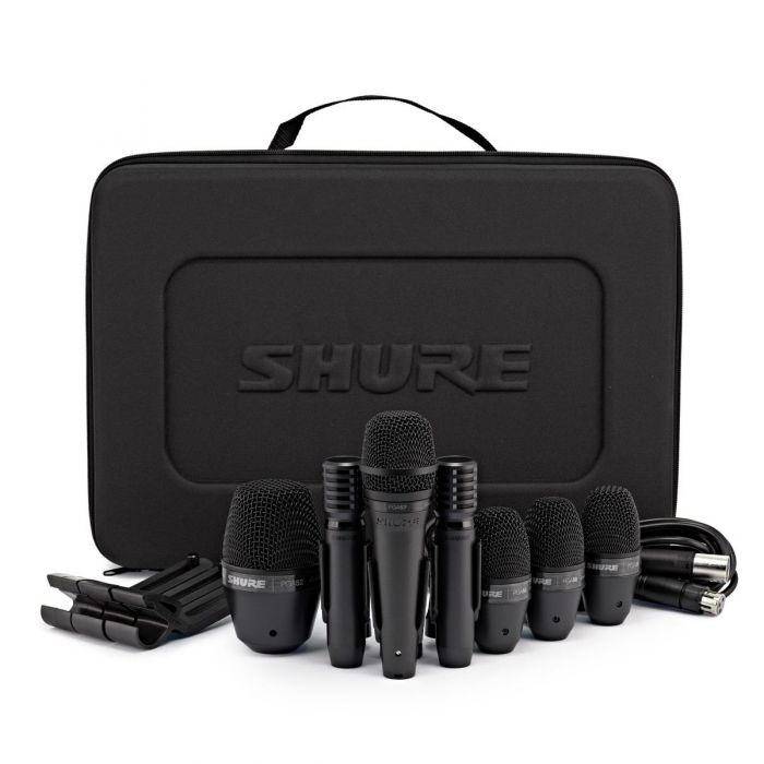 Shure PGADrumkit7 7-Piece Drum Microphone Kit With Case