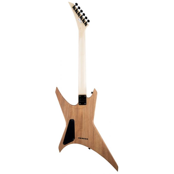 Rear view of a Jackson JS Series Warrior JS32T, Natural Oil