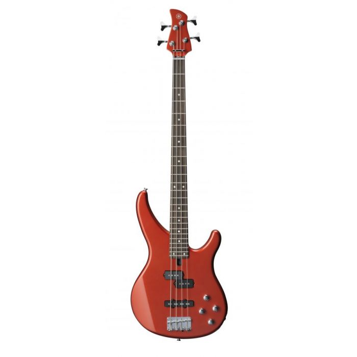 Yamaha TRBX-204 Bass Guitar, Bright Red Metallic Front