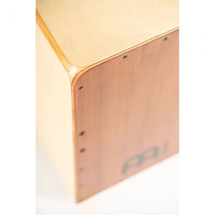 Meinl Woodcraft Professional Series Cajon, Mahogany Plate Construction Detail