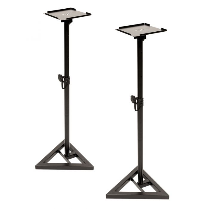Stagg SMOS-12 Tiltable Studio Monitor Stands - Pair View