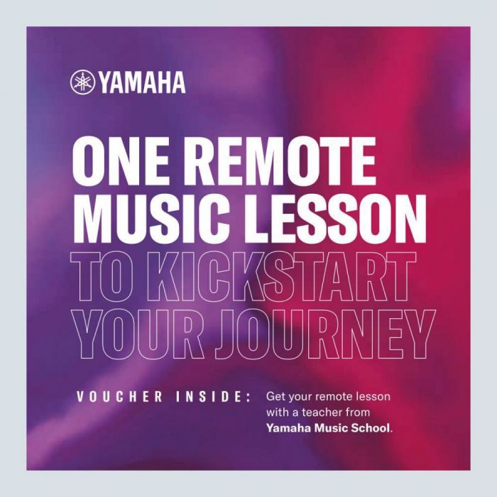 Free remote music lesson offer from Yamaha