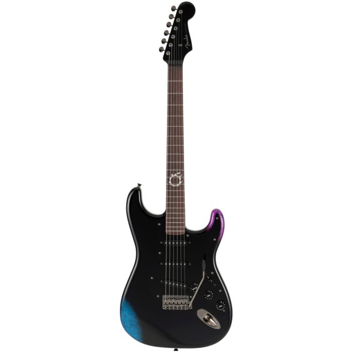 Fender FSR MIJ Final Fantasy XIV Stratocaster RW Black Front View