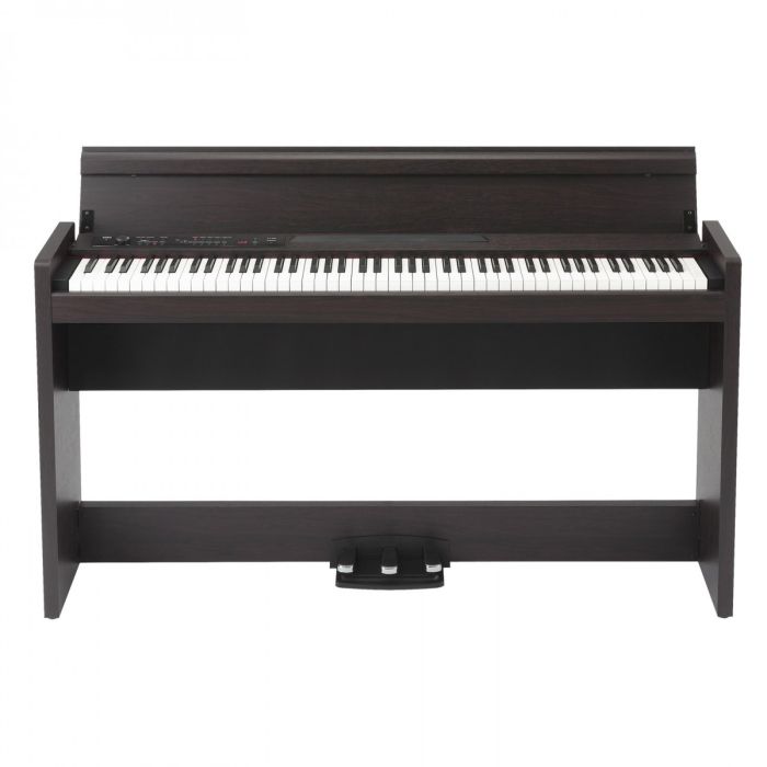 Front view of the Korg LP-380U Digital Piano Rosewood
