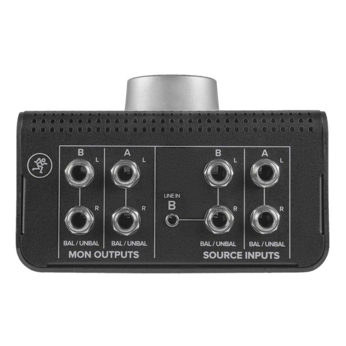 Back view of the Mackie Big Knob Passive Monitor Controller