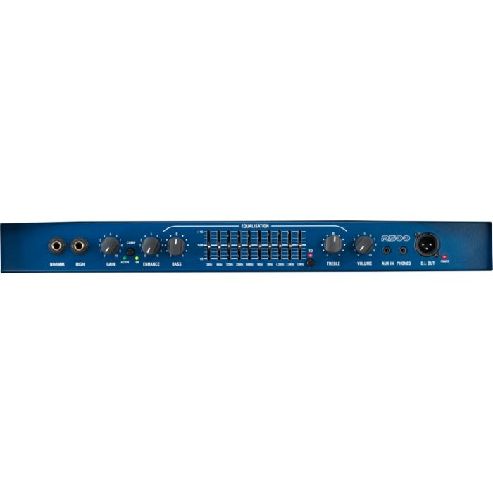 Laney R500-115 Bass Guitar Combo Amplifier Front Panel Controls