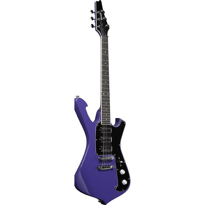 Ibanez FRM300 Paul Gilbert Signature Fireman Electric Guitar, Purple Front Angled View