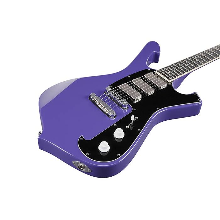 Ibanez FRM300 Paul Gilbert Signature Fireman Electric Guitar, Purple Body Front Zoom