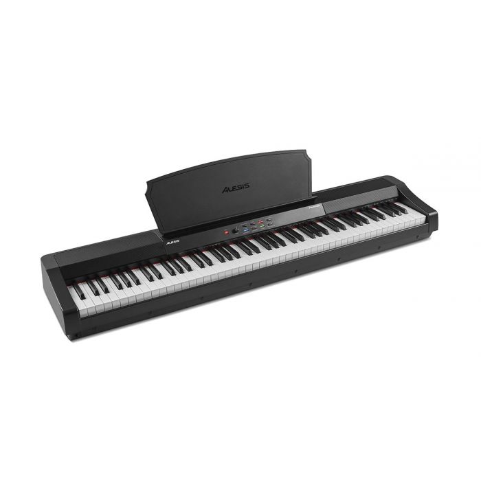 Angled view of the Alesis Prestige Digital Piano