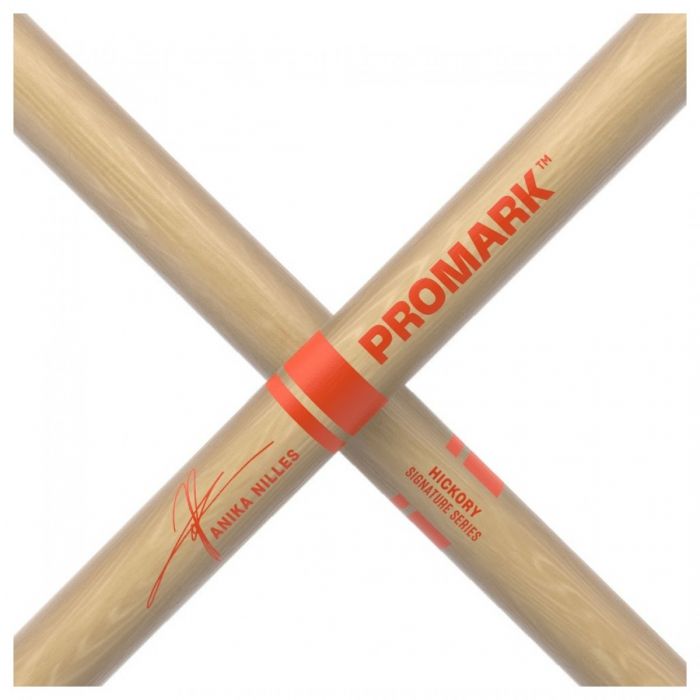Close up View of Promark Anika Nilles RBANW Signature Drumsticks