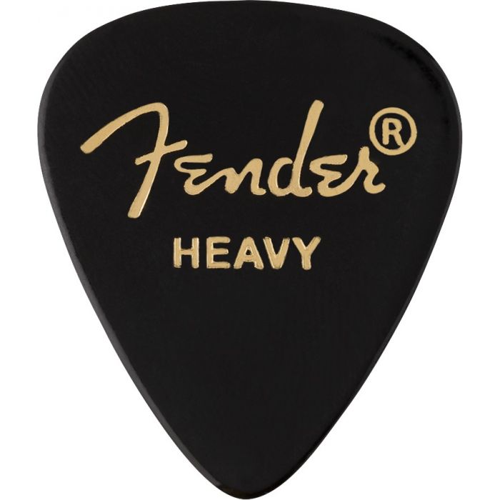 Fender 351 Shape Heavy Premium Picks 12 Pack, Black