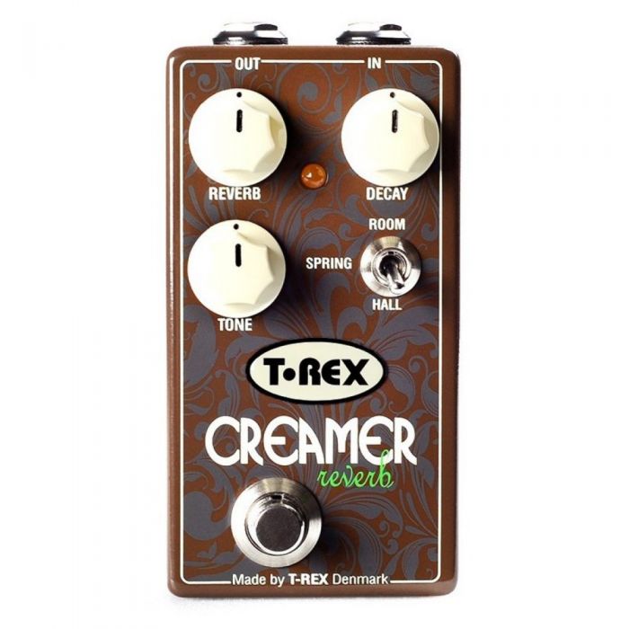 T-Rex Creamer Reverb Guitar Effects Pedal top-down view