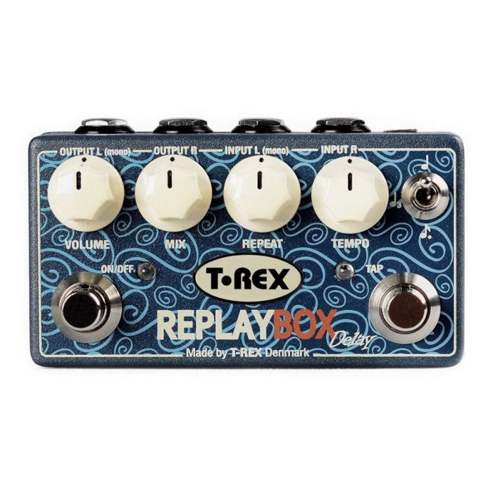 T-Rex Replay Box True Stereo Delay Pedal top-down view