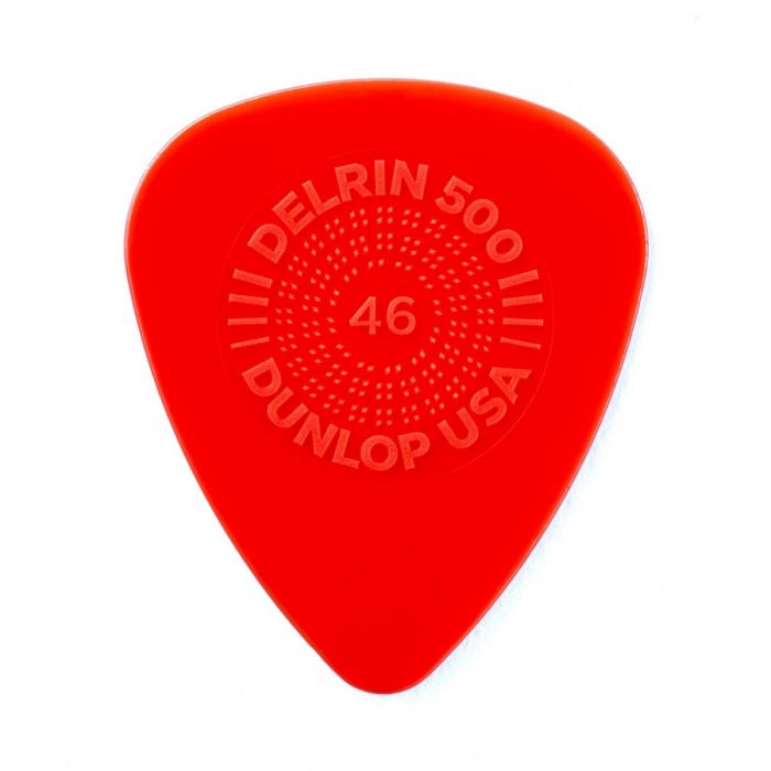 Dunlop Prime Grip Delrin 500 .46mm Guitar Pick 12 Pack Front