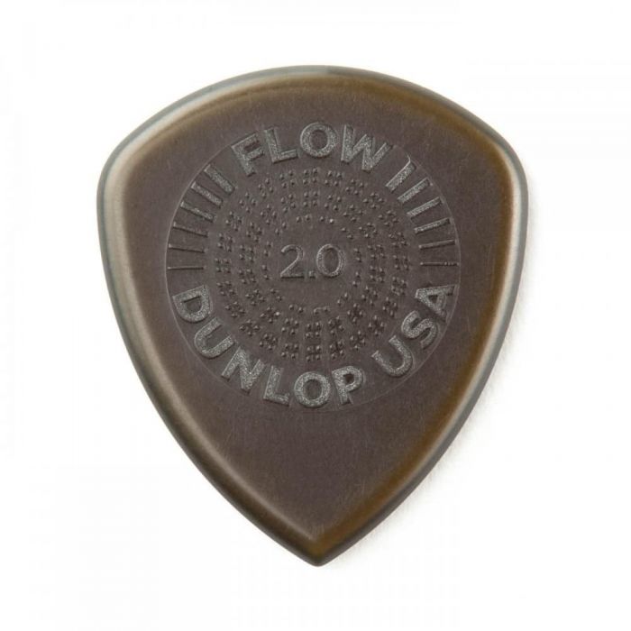 Dunlop Flow Standard Grip 2.0mm Guitar Pick top down view