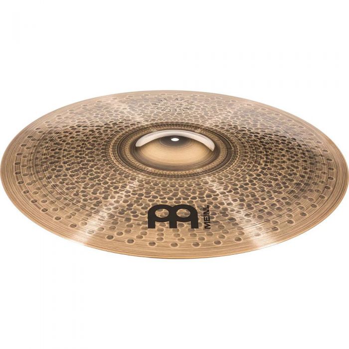 Meinl Pure Alloy Custom 22" Medium Thin Ride Cymbal Side Angled View