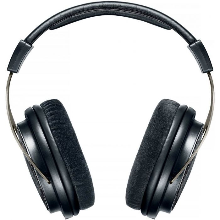 Front view of the Shure SRH1840 Open Back Headphones