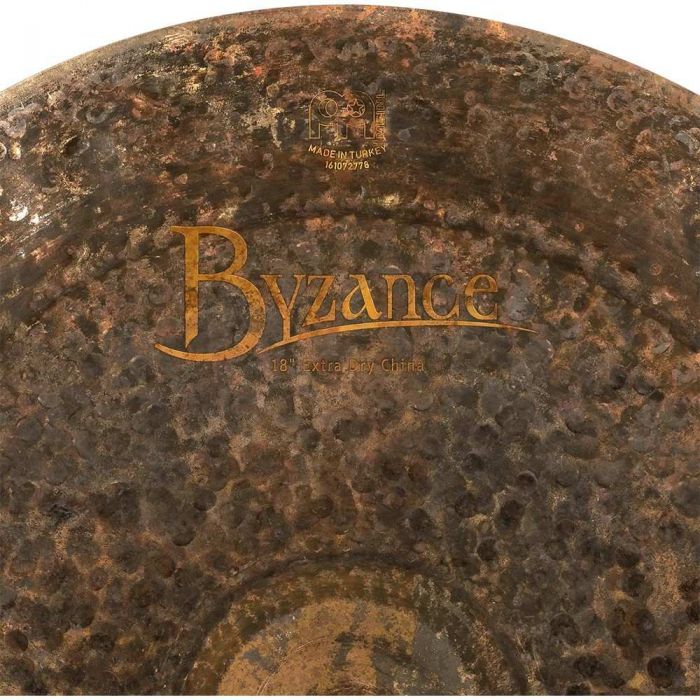 Meinl Byzance Extra Dry 18 inch China Cymbal Finish Detail