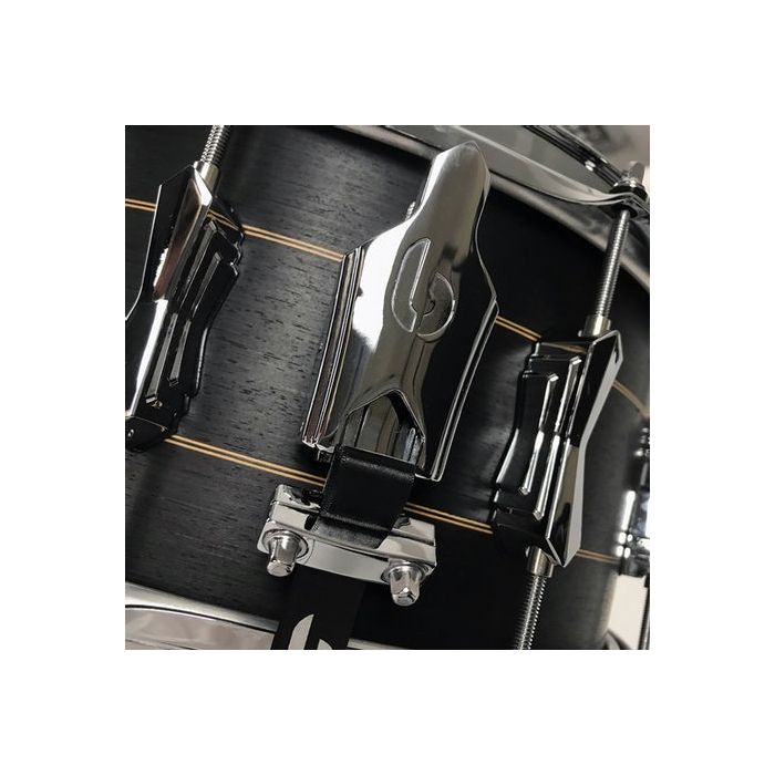British Drum Company 14" x 6.5" Merlin Snare Drum Throw Off Detail