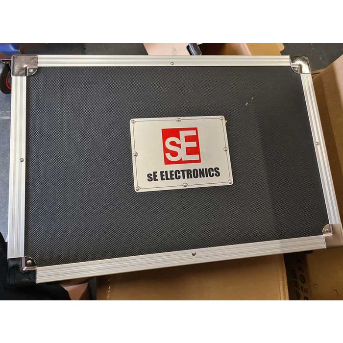 View of the flightcase included with the SE Electronics IRF Studio Pack