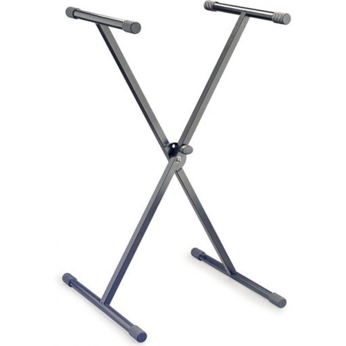 Stagg KXS-A2 X Frame Keyboard Stand Black Angled Front View
