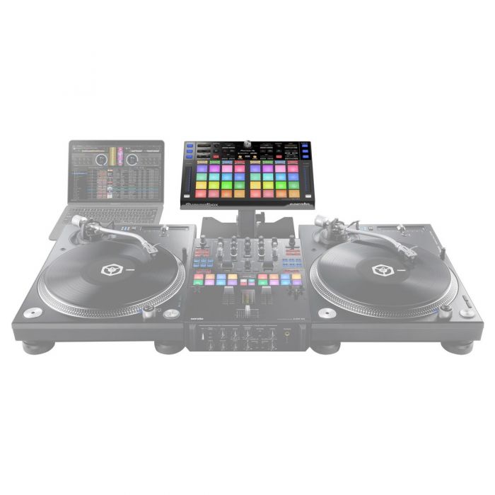 View of the Pioneer DDJ-XP2 DJ Controller in use