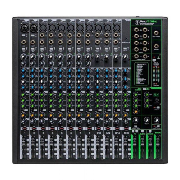 Overview of the Mackie ProFX16v3 16-Channel Analog Mixer with USB