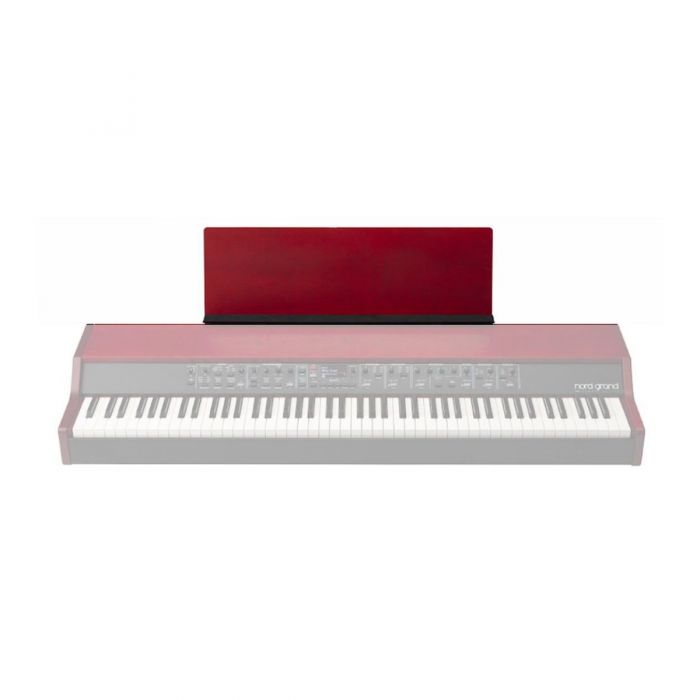 Nord Wood Music Rest, Red On Piano