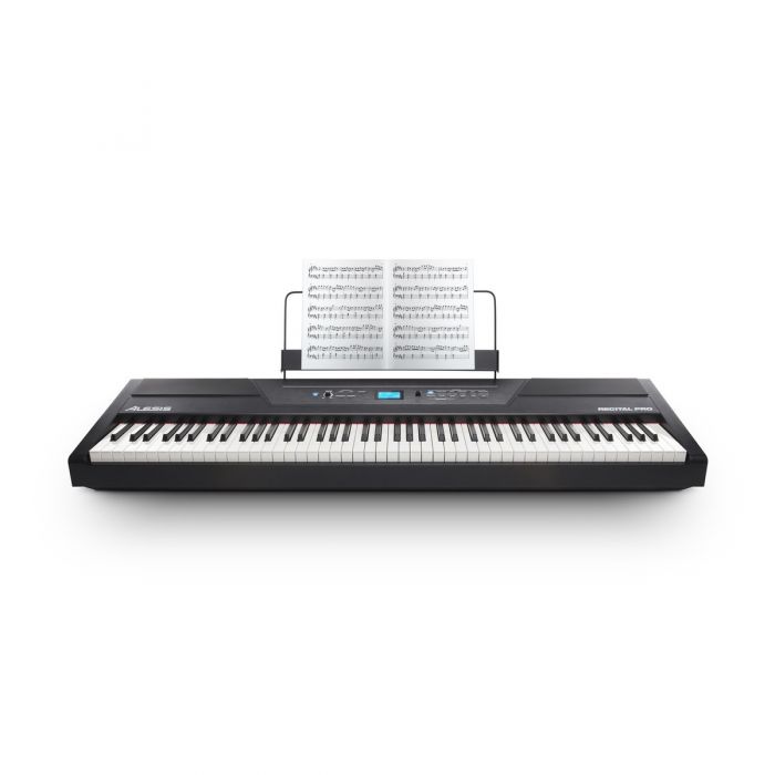 Front view of the Alesis Recital Pro 88 Note Digital Piano