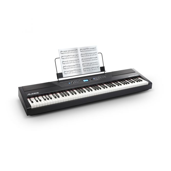 Angled view of the Alesis Recital Pro 88 Note Digital Piano