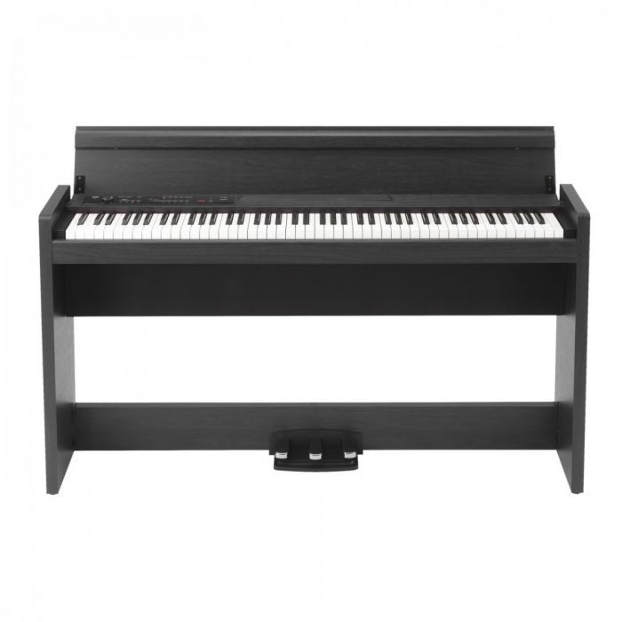 Korg LP-380U Digital Piano in Rosewood Grain Black w /USB Front View