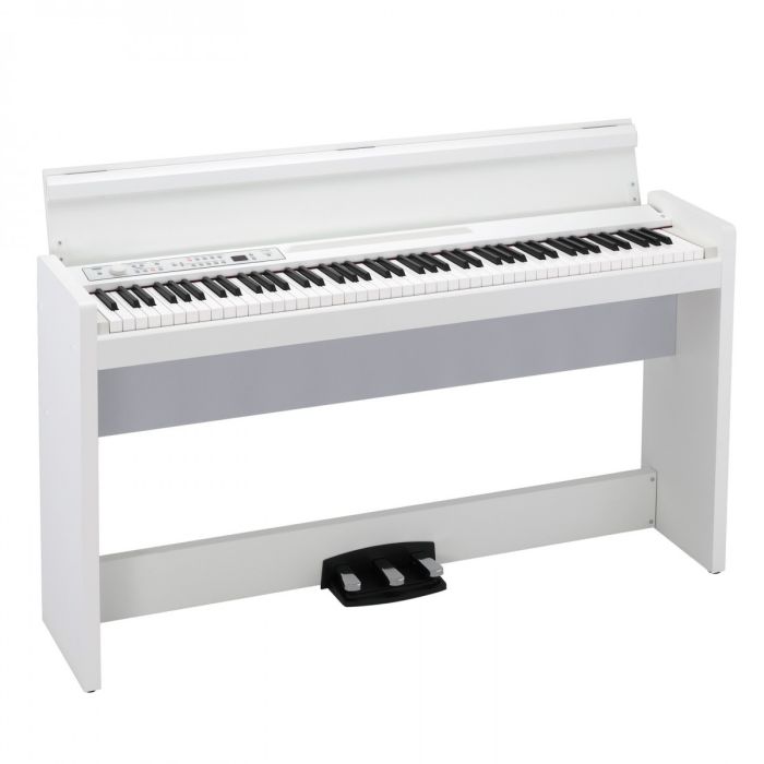 Korg LP-380U Digital Piano in White w /USB Front Angle View