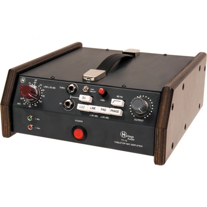 Overview of the Heritage Audio TableTop 73 Microphone Preamp