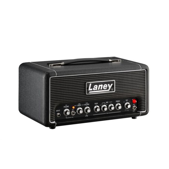 Right angled view of a Laney DIGBETH DB500H 500W Bass Amplifier Head