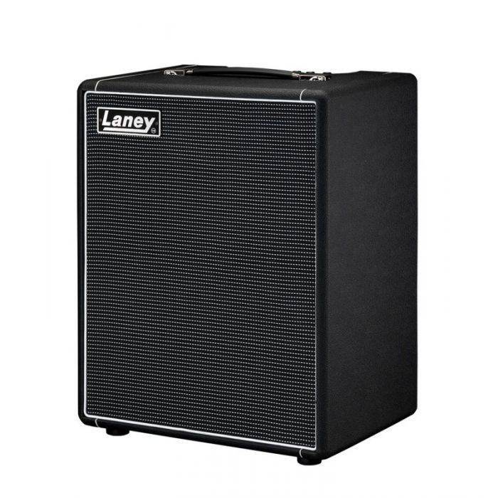 Right angled view of a Laney DIGBETH DB200210 200 Watt Bass Combo Amplifier