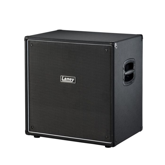 Left angled view of a Laney DIGBETH DBC4104 4 x 10" Bass Speaker Cab