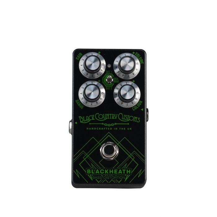 Black Country Customs by Laney Blackheath Bass Distortion Pedal top-down view
