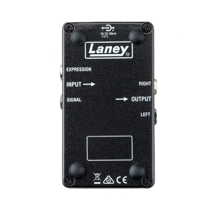Underside view of a Black Country Customs by Laney The 85 Bass Octave Pedal